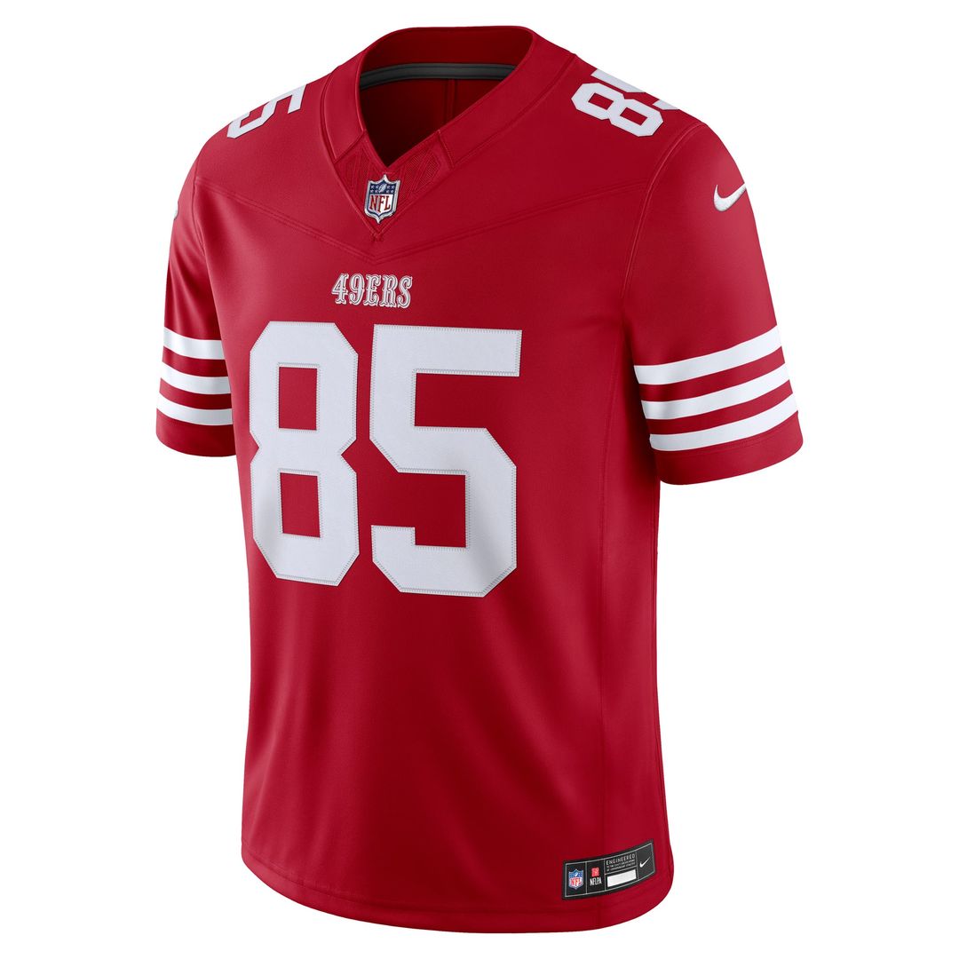 San Francisco 49ers George Kittle Nike Scarlet Team Vapor F.U.S.E. Stitched Limited Jersey product image 5, provided for