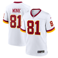 Washington Commanders Art Monk Nike White Alternate 2 Super Bowl Era Game Jersey product image 1, provided for visual