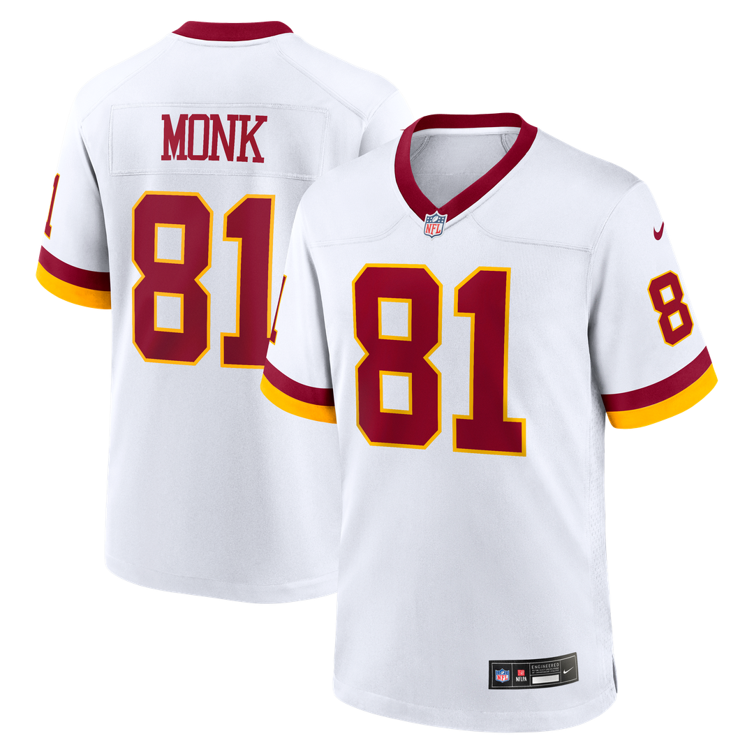 Washington Commanders Art Monk Nike White Alternate 2 Super Bowl Era Game Jersey product image 1, provided for visual