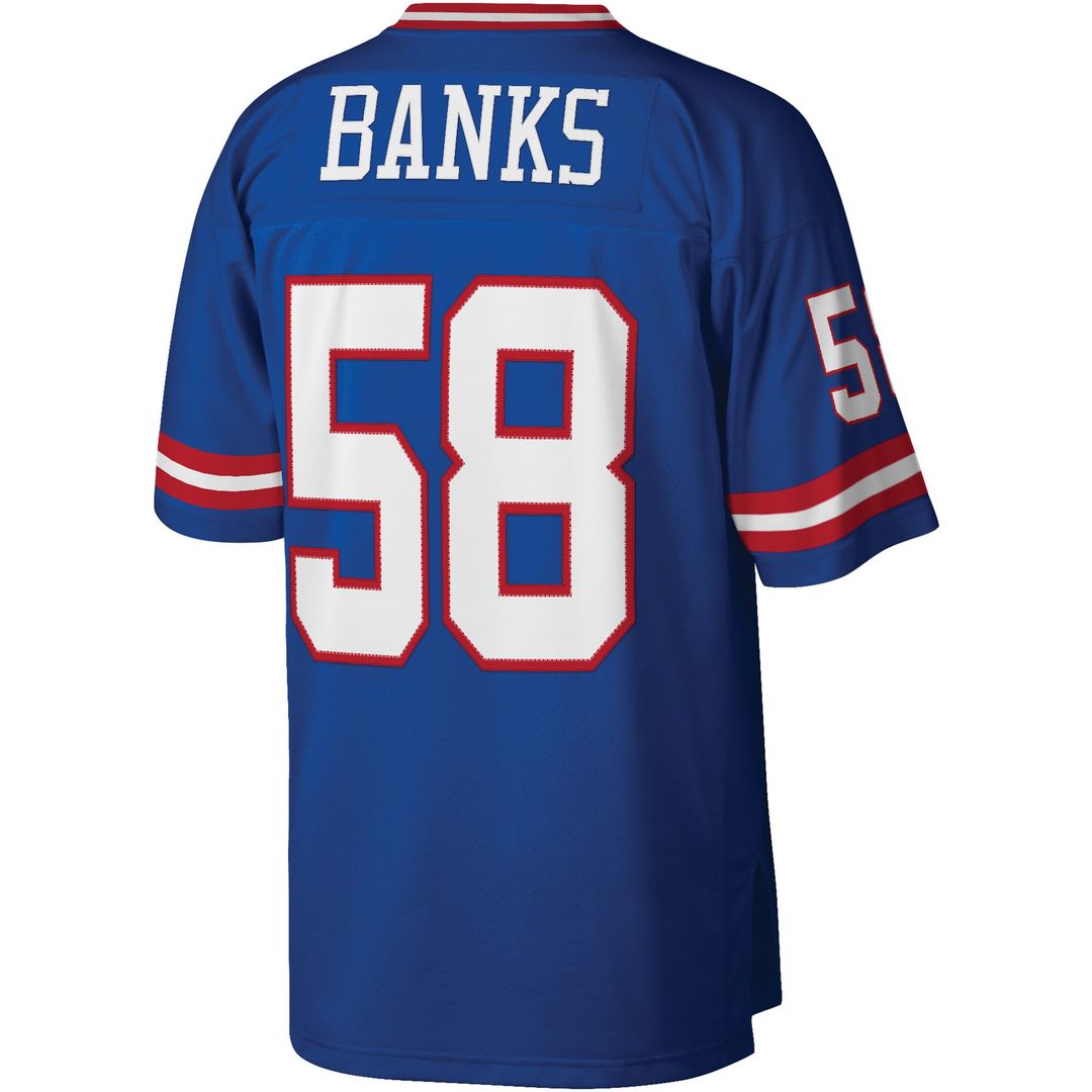 New York Giants Carl Banks Mitchell & Ness Royal Legacy Replica Jersey product image 3, provided for visual reference and