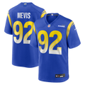 Los Angeles Rams Harrison Mevis Nike Royal Team Game Jersey product image 1, provided for visual reference and product