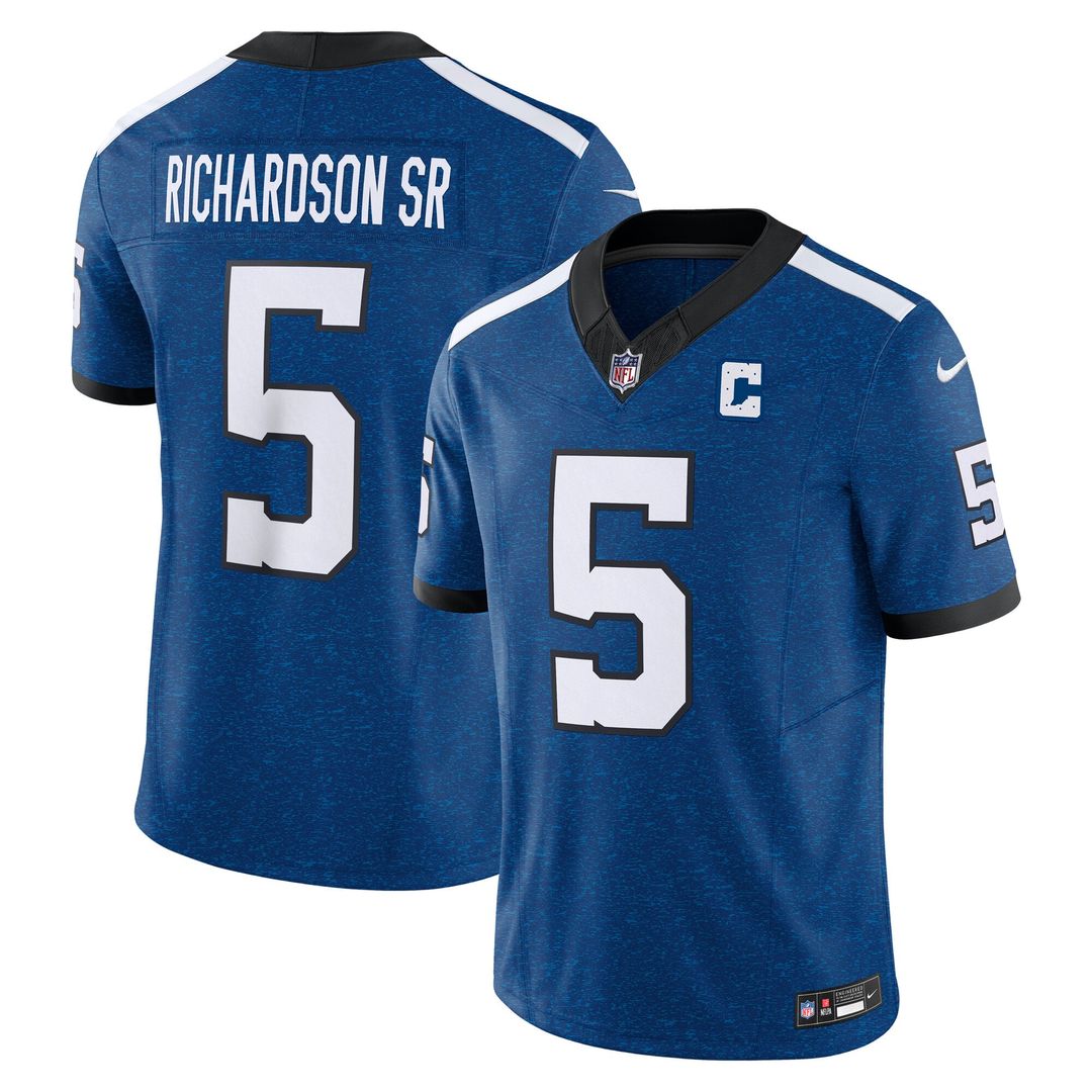 Indianapolis Colts Anthony Richardson Nike Royal Vapor F.U.S.E. Limited Jersey product image 1, provided for visual