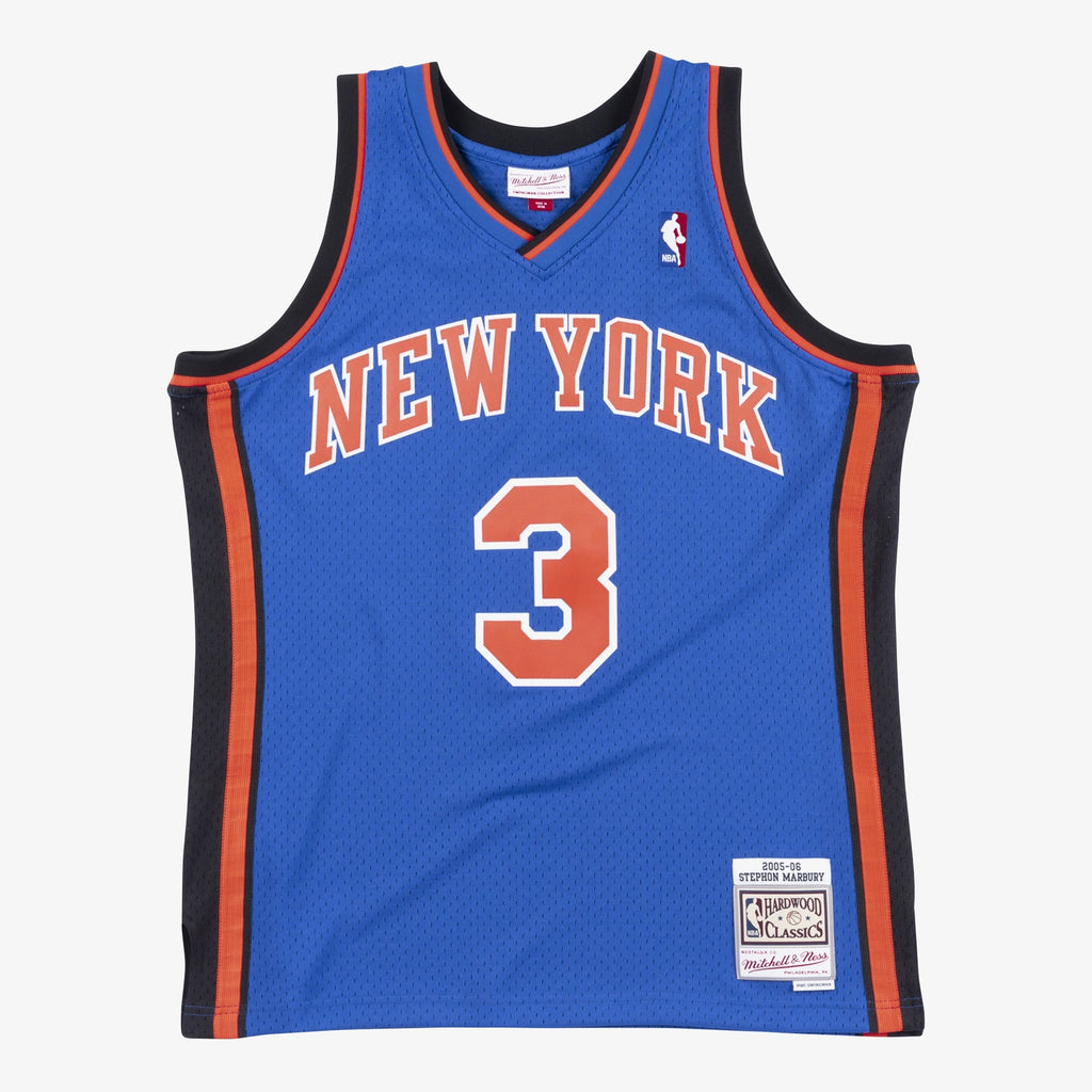 New York Knicks Mitchell & Ness Stephon Marbury 2006 Swingman Authentic Jersey - Royal Blue product image 3, provided for