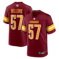 Washington Commanders Nick Bellore Nike Burgundy Team Game Jersey product image 1, provided for visual reference and product