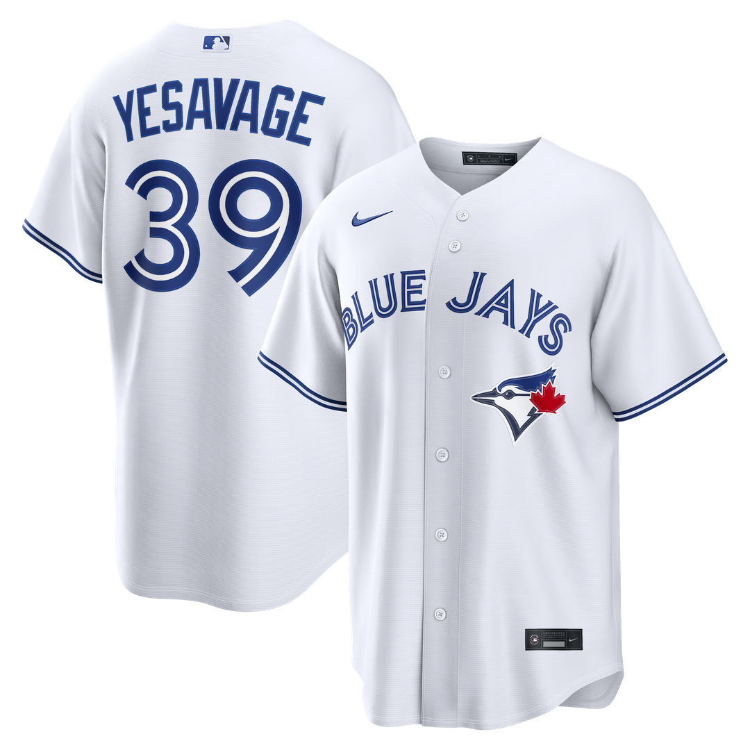 Toronto Blue Jays Trey Yesavage Nike White Home Replica Jersey product image 1, provided for visual reference and product