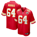Kansas City Chiefs Wanya Morris Nike Red Game Jersey product image 1, provided for visual reference and product detail review