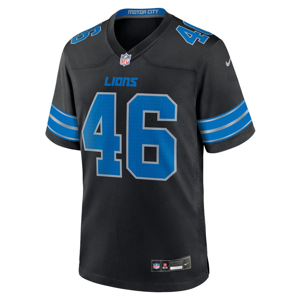 Detroit Lions Jack Campbell Nike Blue Game Jersey product image 21, provided for visual reference and product detail review