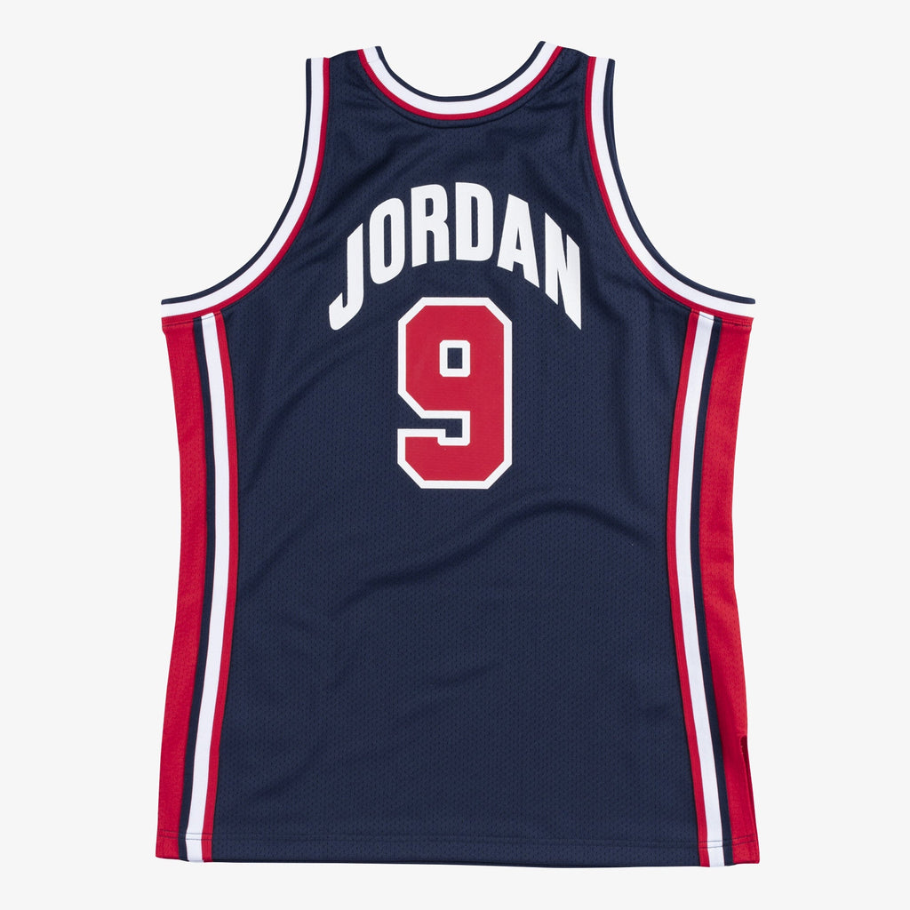 USA Basketball Mitchell & Ness Authentic Jersey Michael Jordan 1992 Navy product image 3, provided for visual reference and