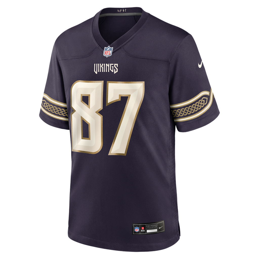Minnesota Vikings T.J. Hockenson Nike Purple 2026 Rivalries Collection Game Jersey product image 6, provided for visual