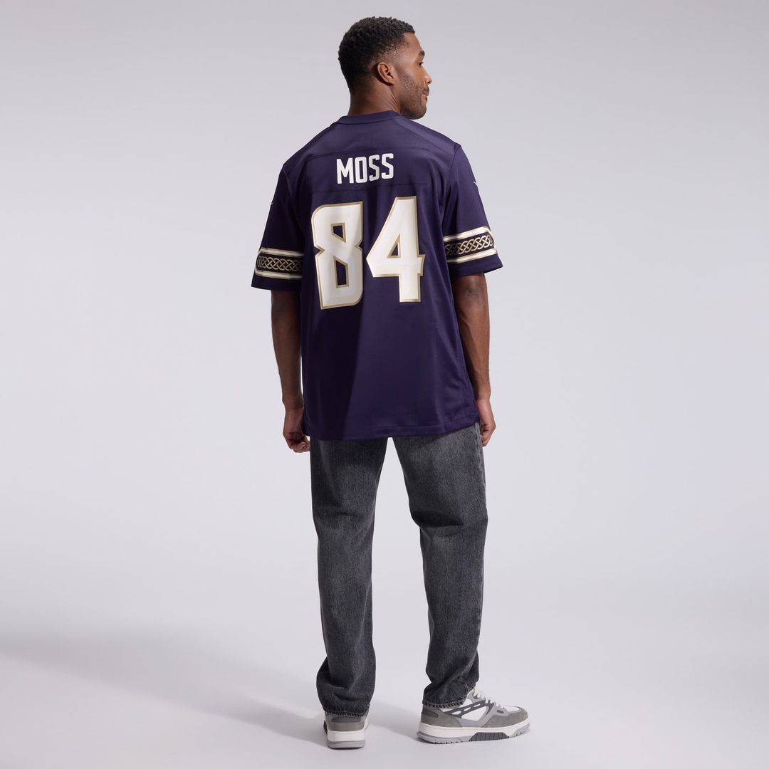 Minnesota Vikings Randy Moss Nike Purple 2026 Rivalries Collection Game Jersey product image 5, provided for visual