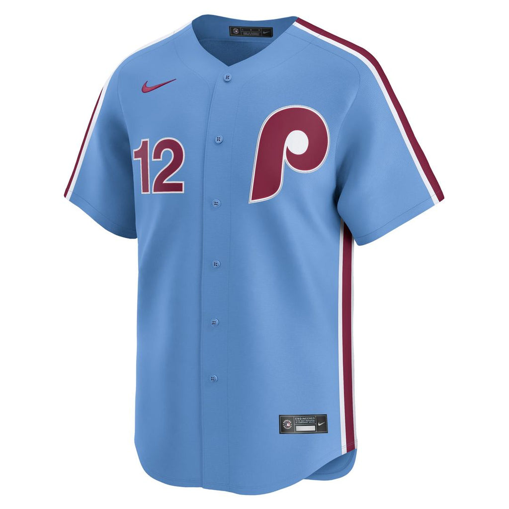 Philadelphia Phillies Kyle Schwarber Nike White Home Limited Player Jersey product image 8, provided for visual reference