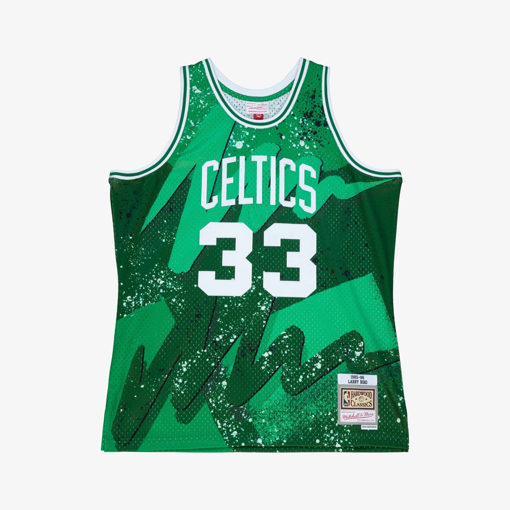 Boston Celtics Mitchell & Ness Larry Bird 1985 Hyper Hoops Swingman Jersey - Green product image 3, provided for visual