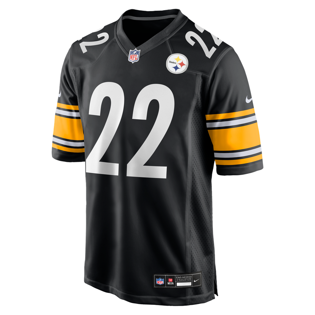 Pittsburgh Steelers Juan Thornhill Nike Black Team Game Jersey product image 2, provided for visual reference and product