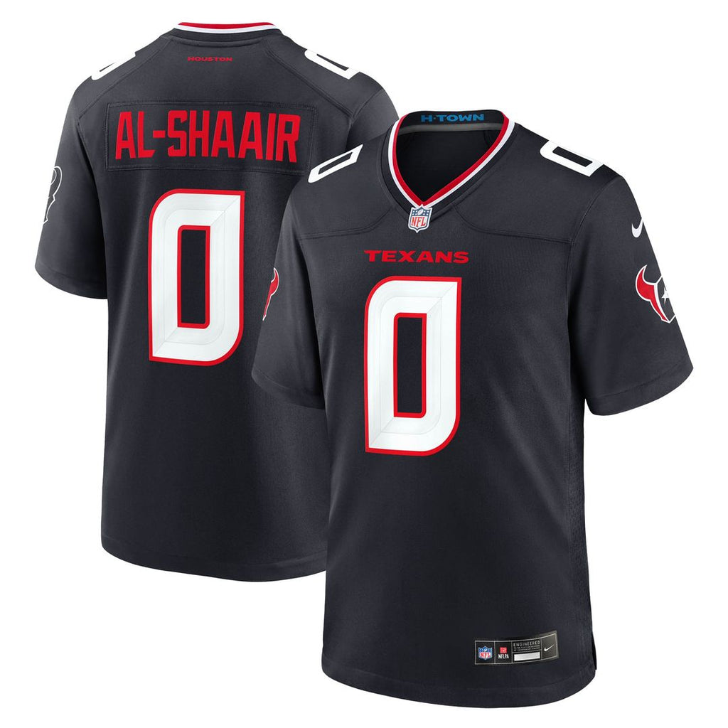 Houston Texans Azeez Al-Shaair Nike Red Alternate Game Jersey product image 13, provided for visual reference and product