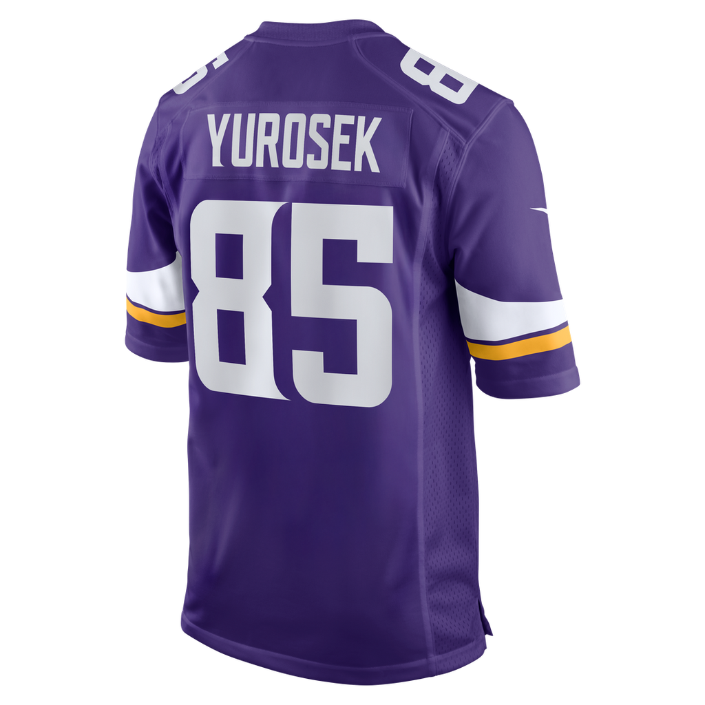 Minnesota Vikings Ben Yurosek Nike Purple Team Game Jersey product image 3, provided for visual reference and product detail