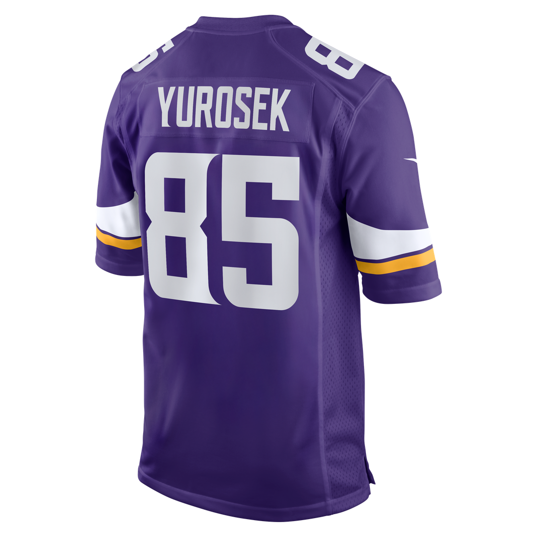 Minnesota Vikings Ben Yurosek Nike Purple Team Game Jersey product image 3, provided for visual reference and product detail