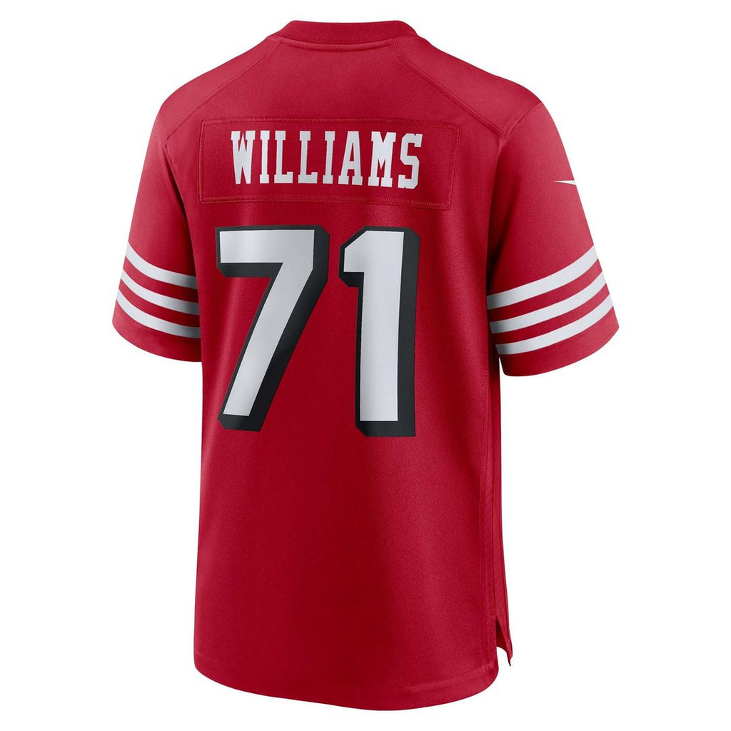 San Francisco 49ers Trent Williams Nike Scarlet Alternate Game Jersey product image 3, provided for visual reference and