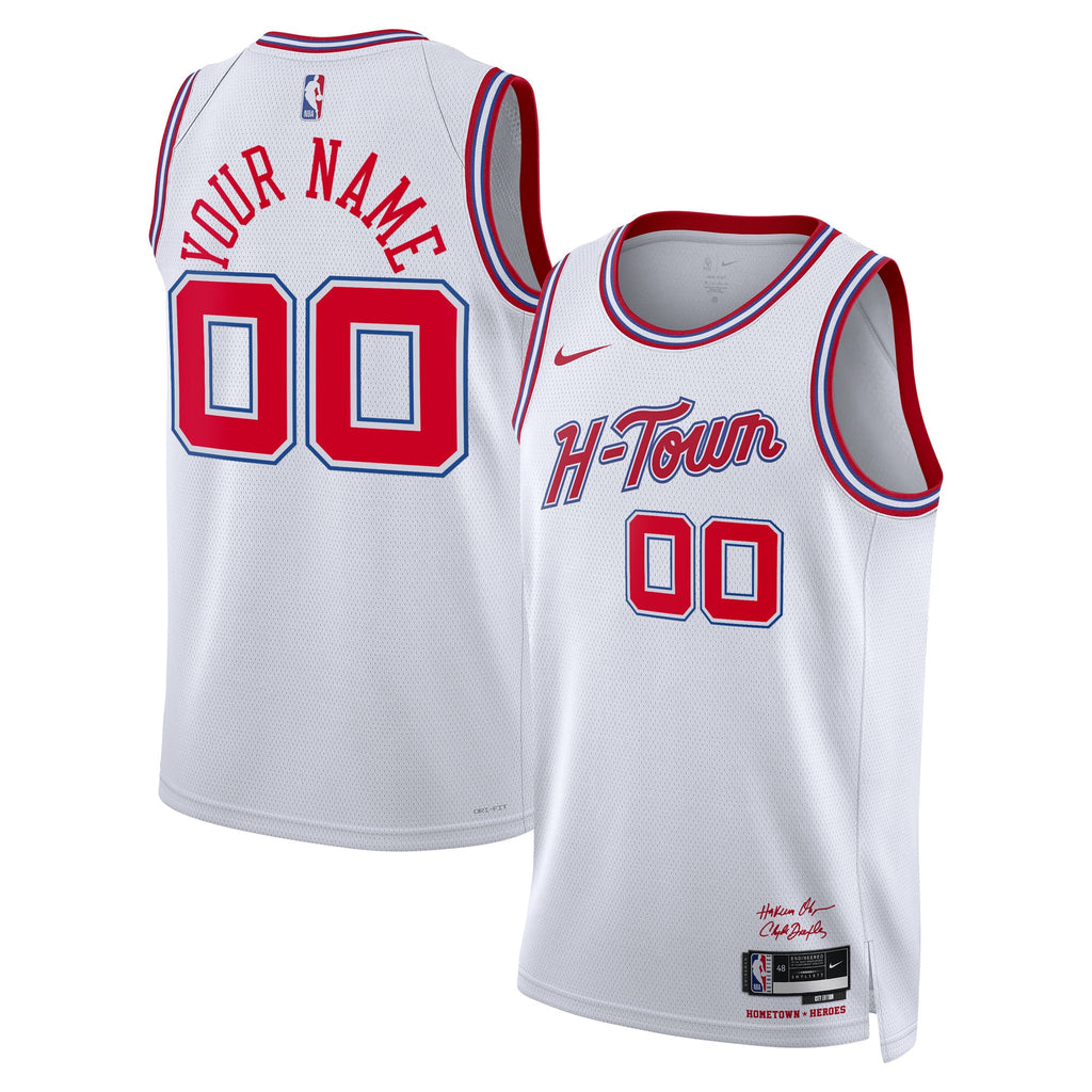 Nike Houston Rockets 2025/26 City Edition Swingman Jersey - Custom - Unisex product image 1, provided for visual reference