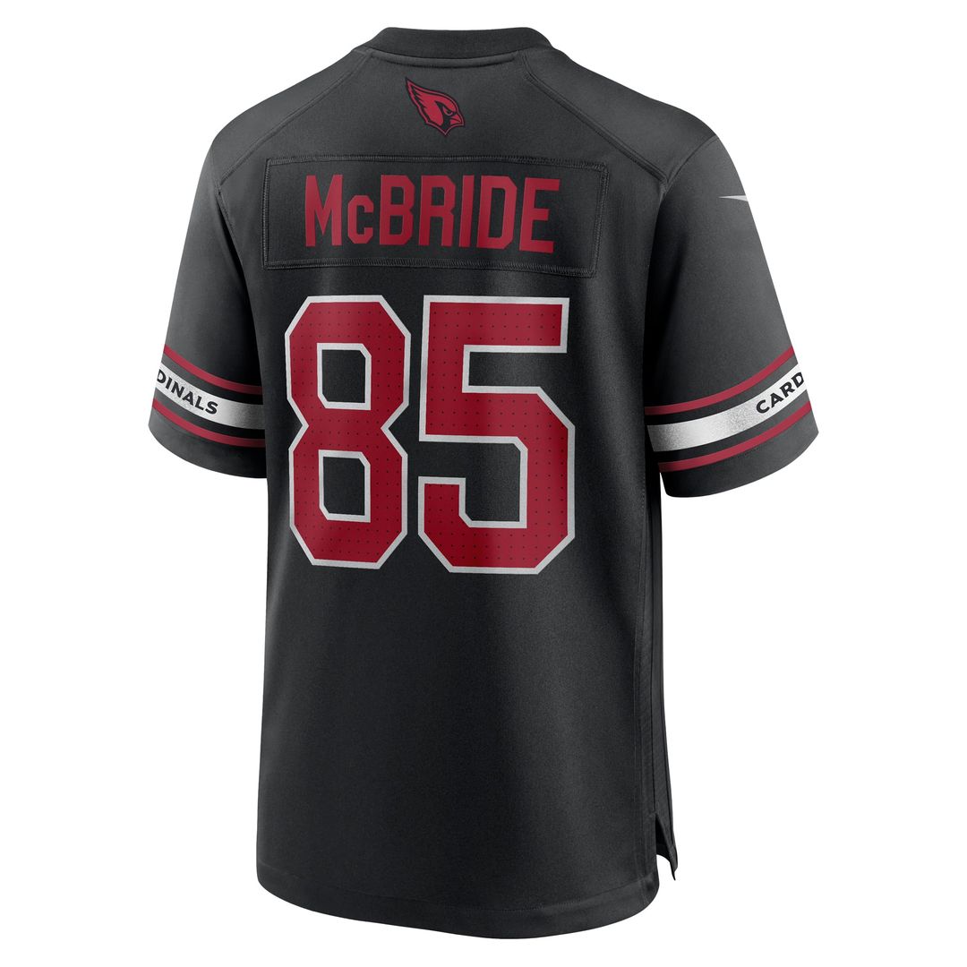 Arizona Cardinals Trey McBride Nike Black Alternate Game Jersey product image 3, provided for visual reference and product