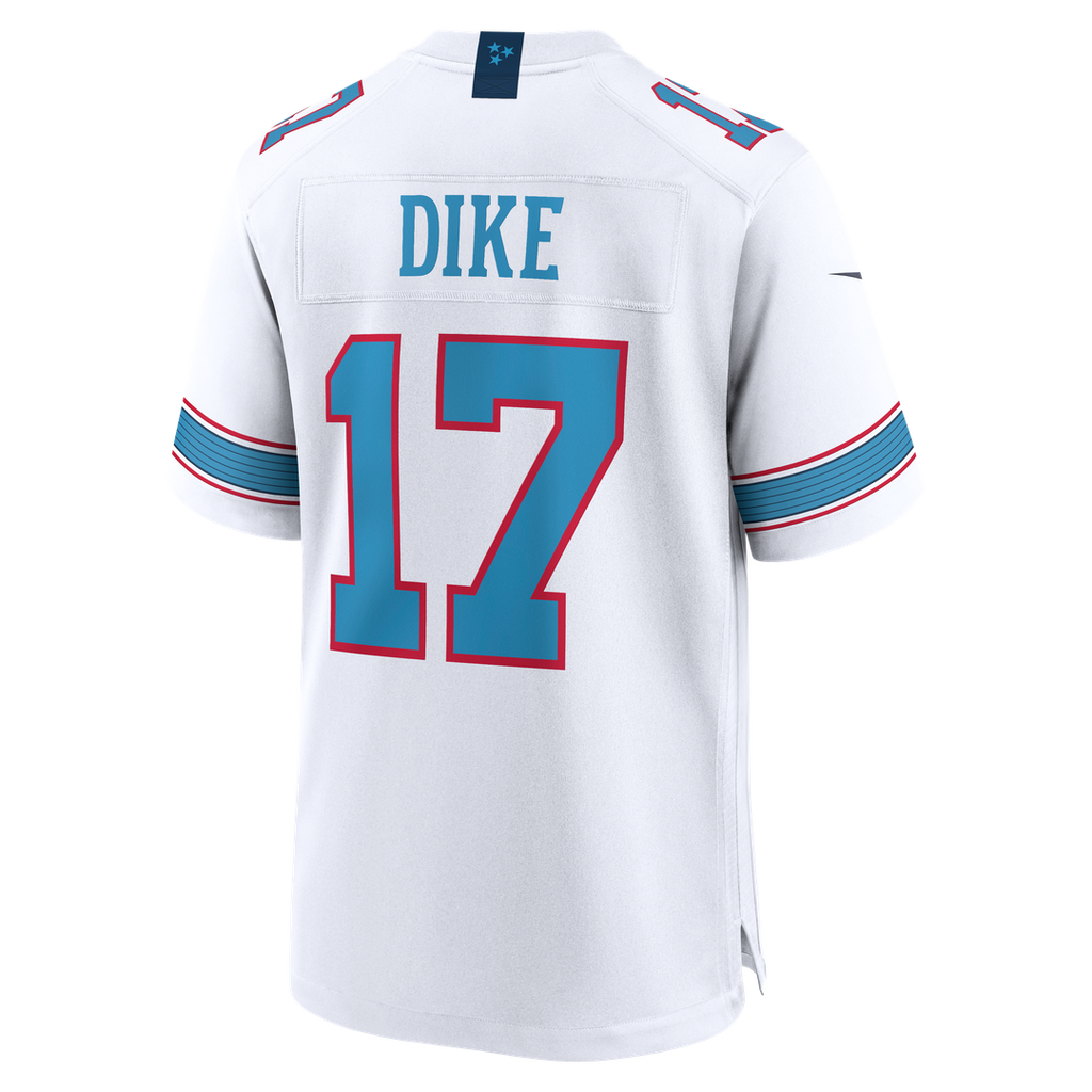 Tennessee Titans Chimere Dike Nike Light Blue Team Game Jersey product image 15, provided for visual reference and product