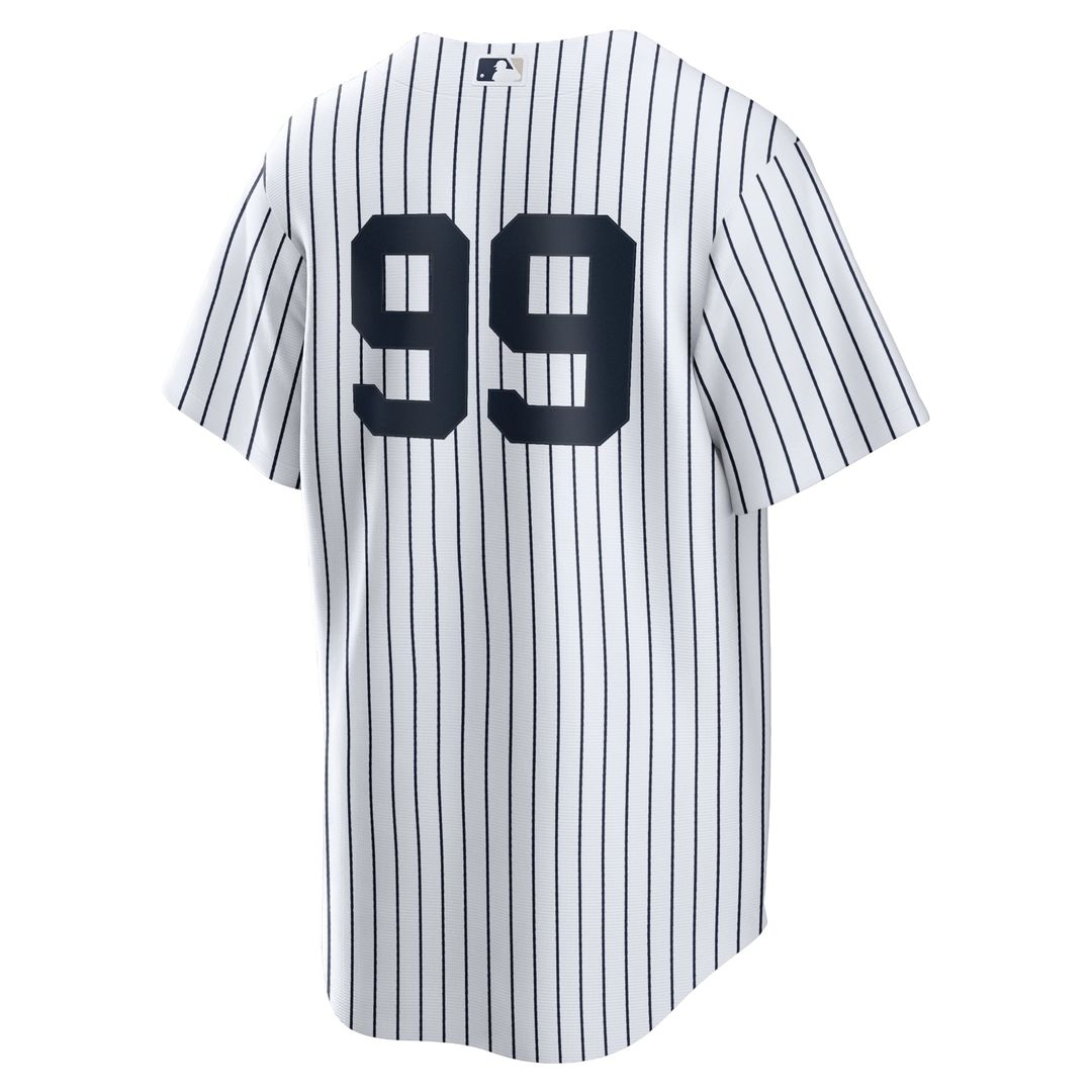 New York Yankees Aaron Judge Nike White Home Replica Jersey product image 3, provided for visual reference and product