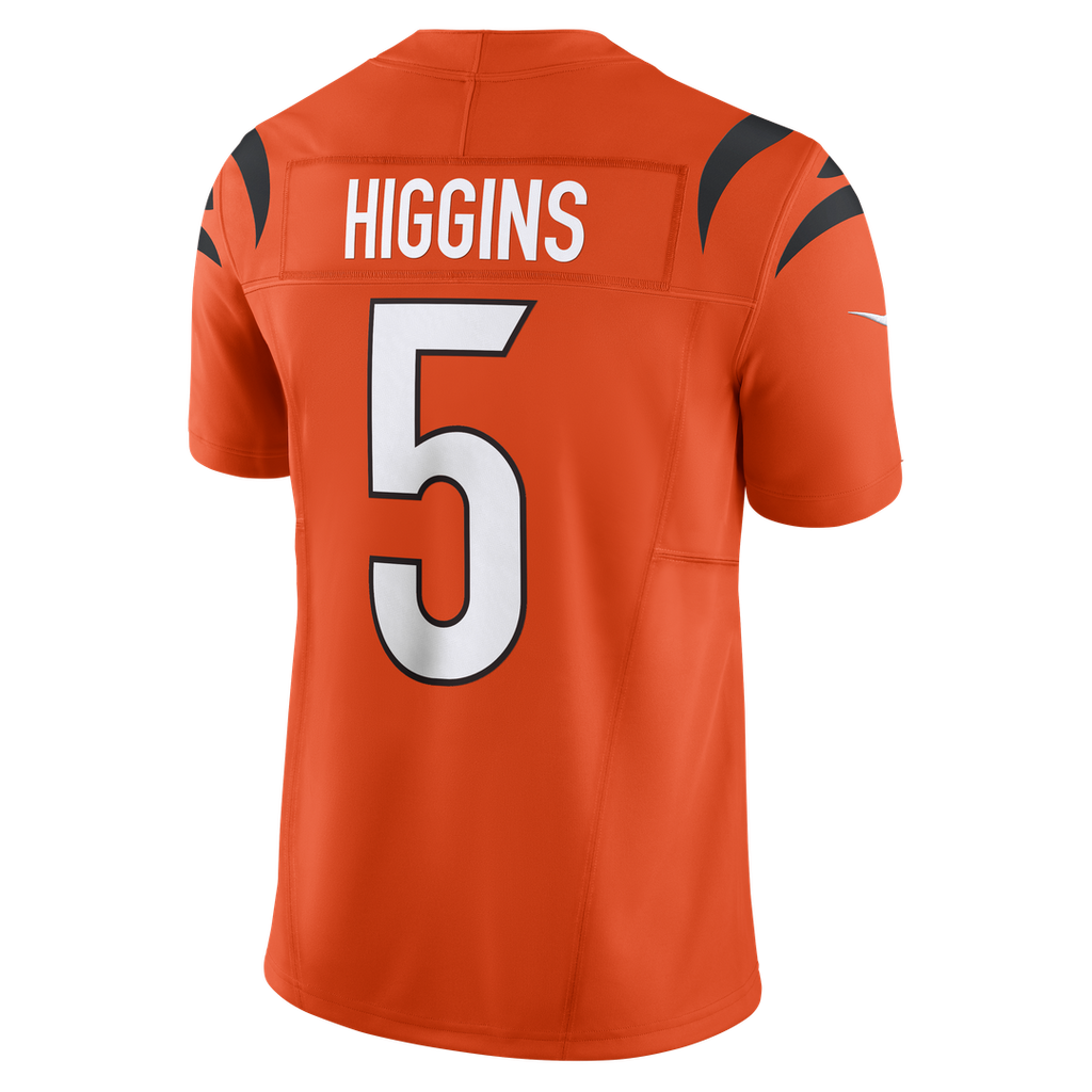 Cincinnati Bengals T-Shirt Higgins Nike Orange Vapor F.U.S.E. Limited Jersey product image 3, provided for visual reference