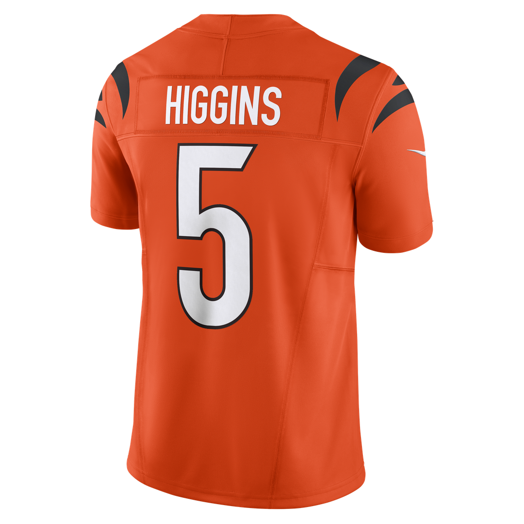 Cincinnati Bengals T-Shirt Higgins Nike Orange Vapor F.U.S.E. Limited Jersey product image 3, provided for visual reference