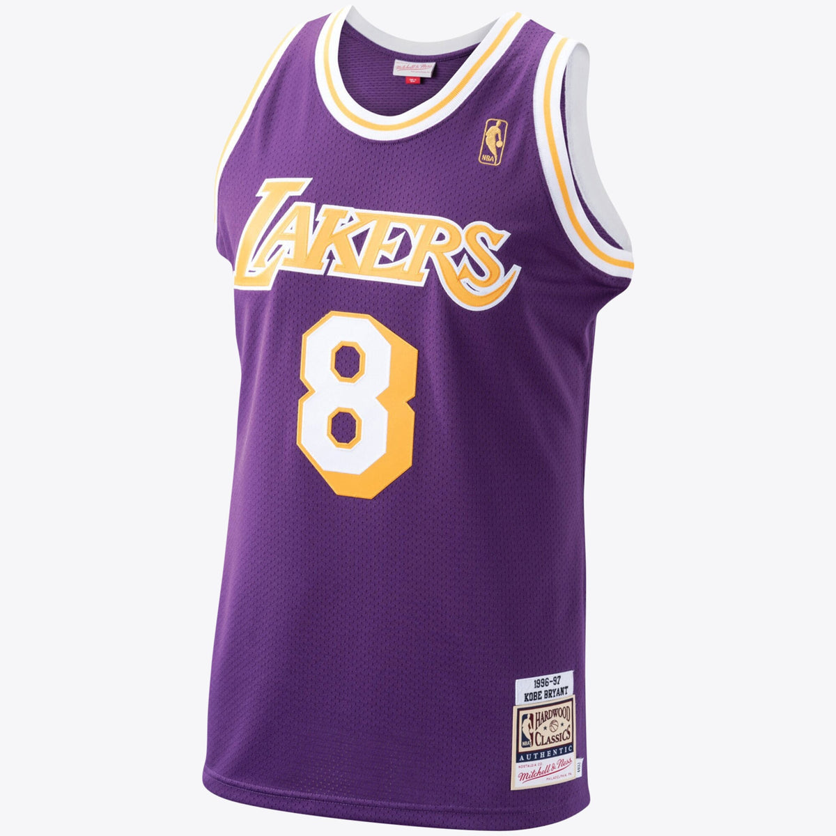 Kobe Bryant Hardwood Classic 1996-97 Authentic Jersey By Mitchell & Ness - Purple product image 2, provided for visual