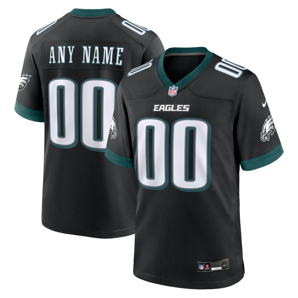 Philadelphia Eagles Nike White White Custom Game Jersey product image 7, provided for visual reference and product detail