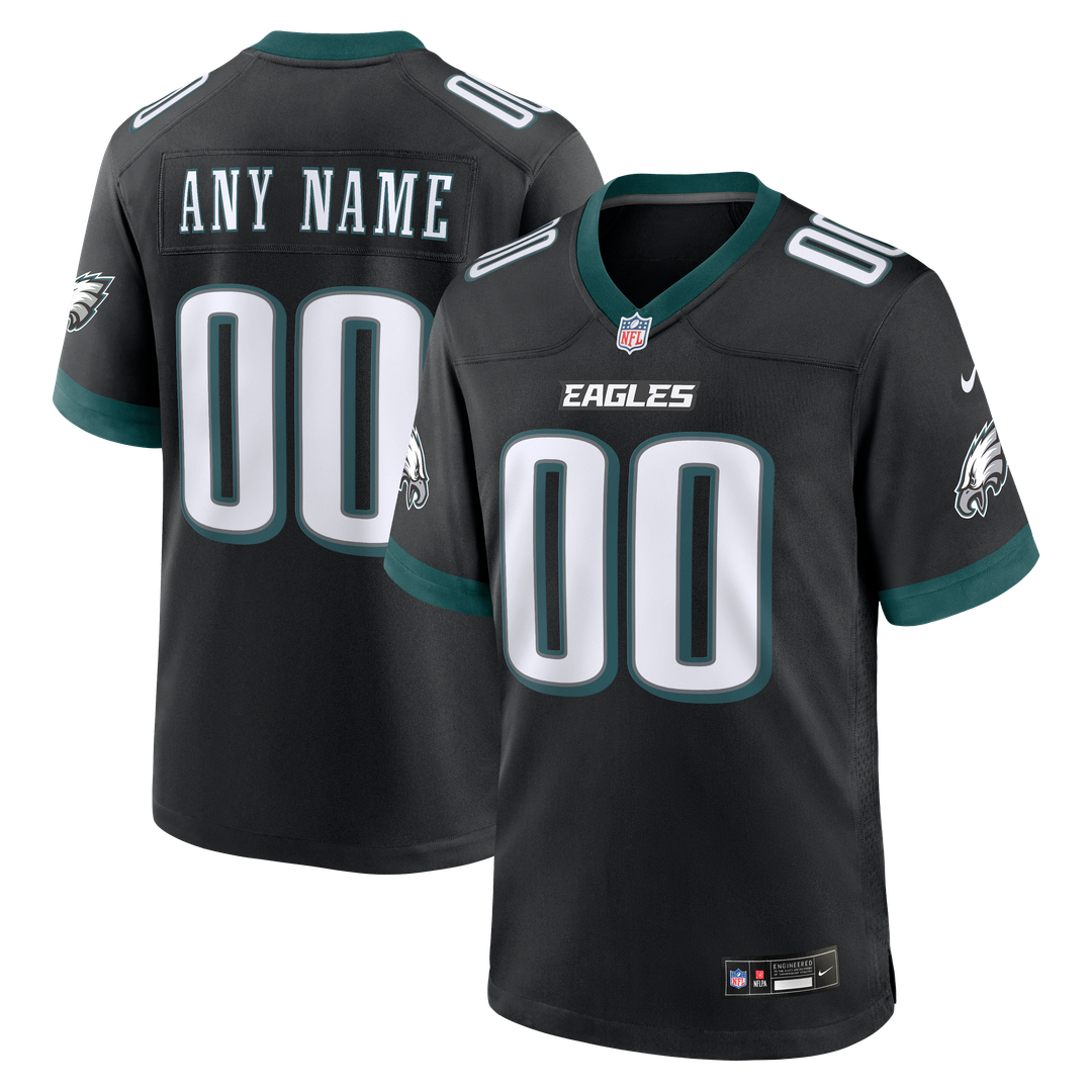 Philadelphia Eagles Nike Midnight Green Team Custom Game Jersey product image 16, provided for visual reference and product