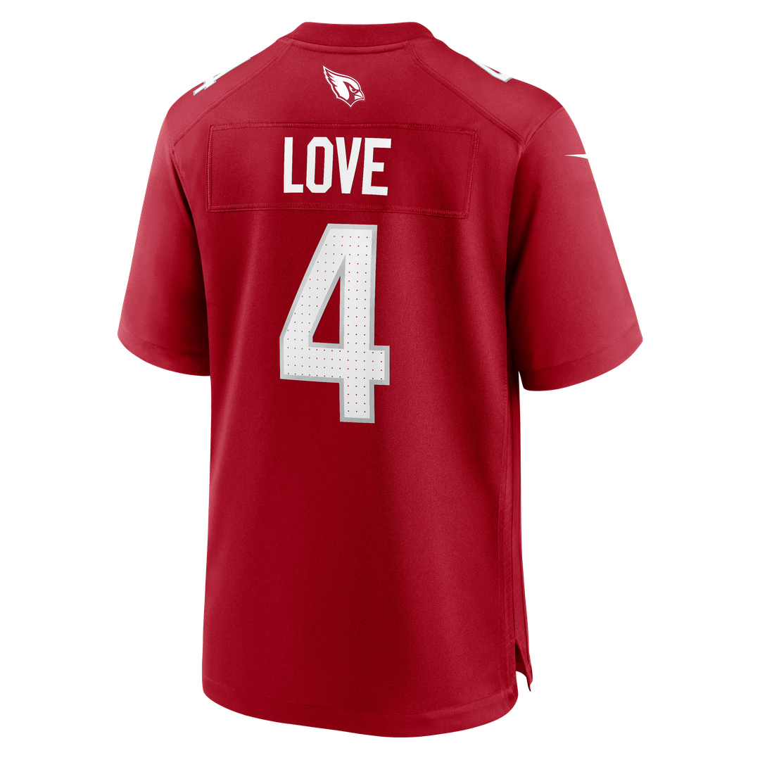 Arizona Cardinals Jeremiyah Love Nike White Game Player Jersey product image 11, provided for visual reference and product
