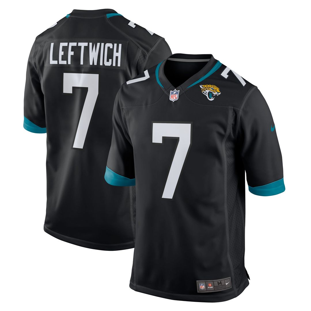 Jacksonville Jaguars Byron Leftwich Nike Black Retired Player Alternate Game Jersey product image 7, provided for visual
