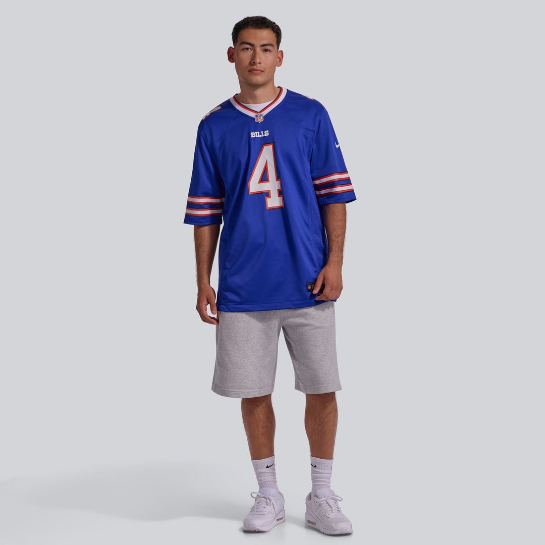 Buffalo Bills James Cook III Nike Royal Team Game Jersey product image 4, provided for visual reference and product detail