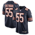Chicago Bears Dayo Odeyingbo Nike Navy Team Game Jersey product image 1, provided for visual reference and product detail