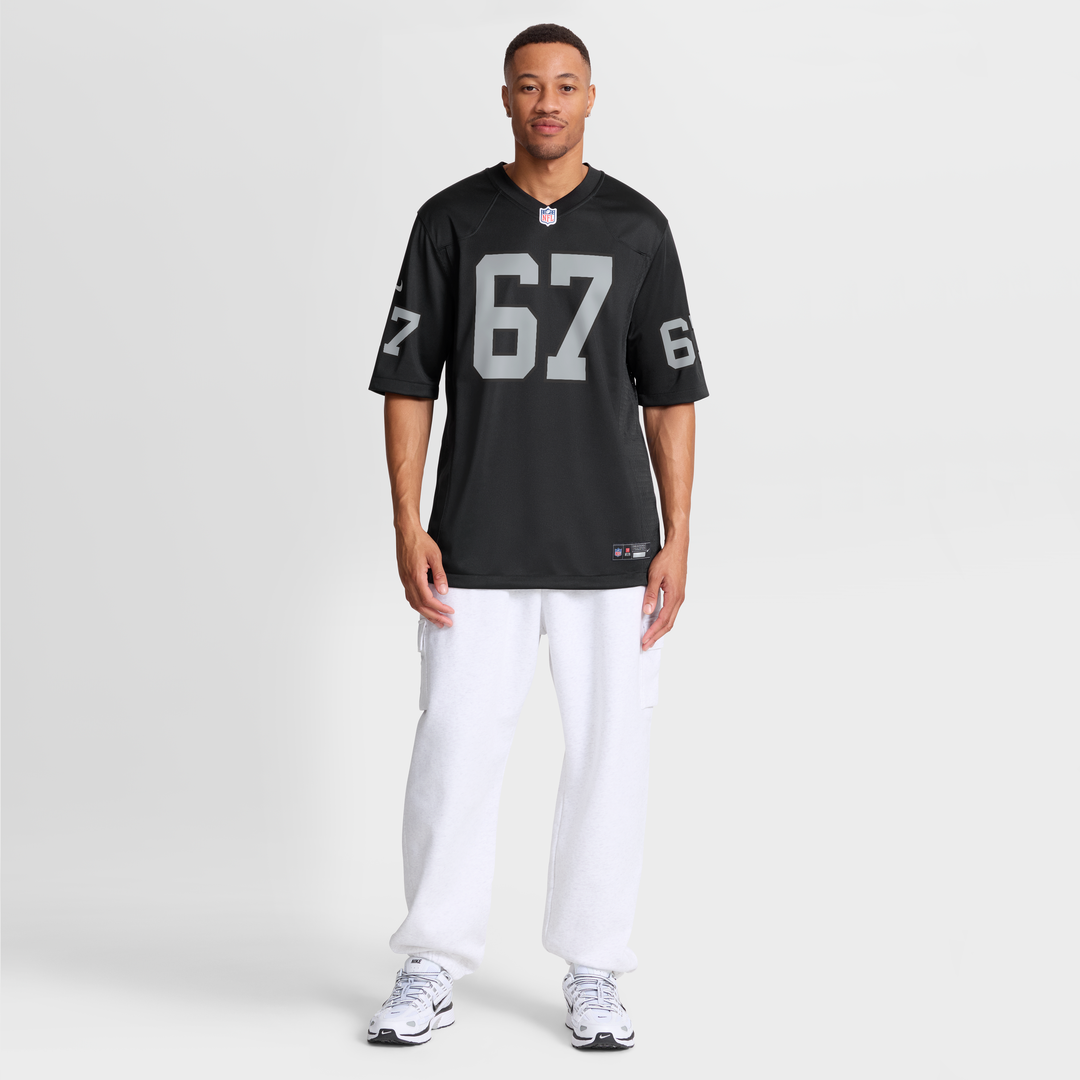 Las Vegas Raiders Will Putnam Nike Black Team Game Jersey product image 4, provided for visual reference and product detail