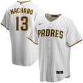 San Diego Padres Manny Machado Nike White Home Replica Player Jersey product image 1, provided for visual reference and