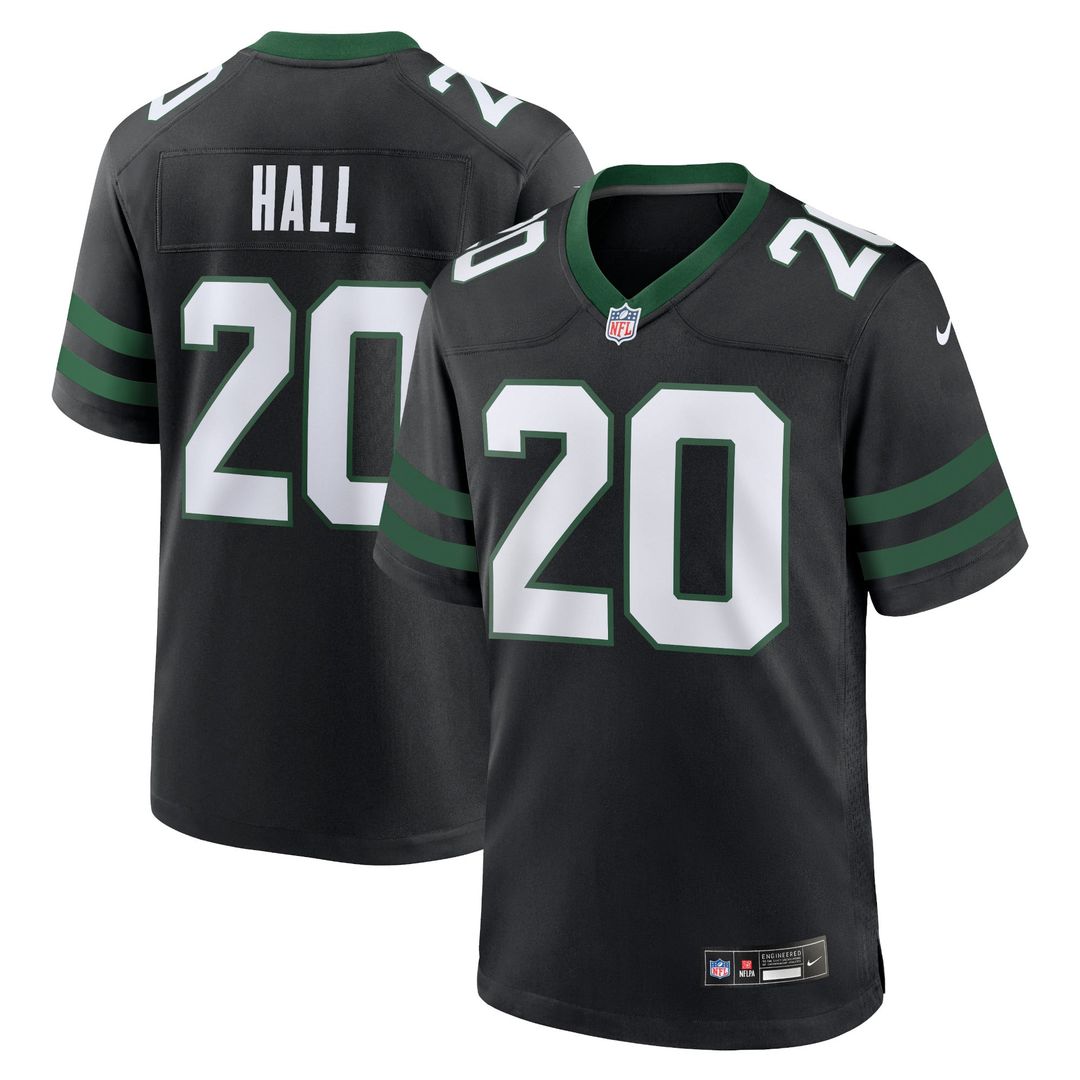 New York Jets Breece Hall Nike Legacy White Game Jersey product image 20, provided for visual reference and product detail