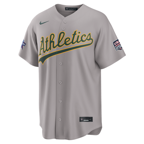 2026 All-Star Game Athletics Shea Langeliers Nike Gray Replica Jersey product image 2, provided for visual reference and