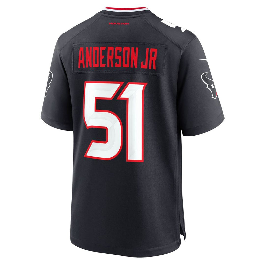 Houston Texans Will Anderson Jr. Nike Navy Game Jersey product image 3, provided for visual reference and product detail