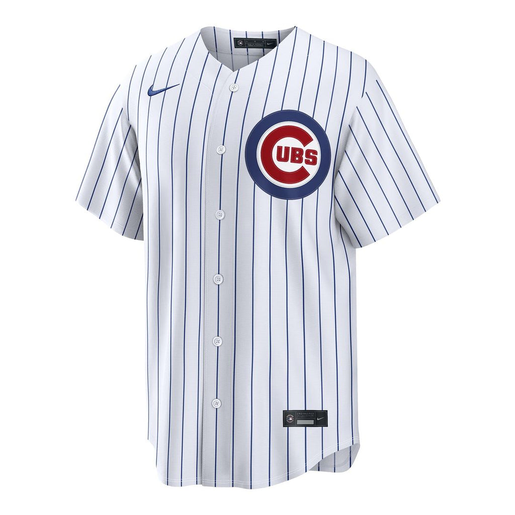 Chicago Cubs Miguel Amaya Nike White Home Replica Jersey product image 2, provided for visual reference and product detail