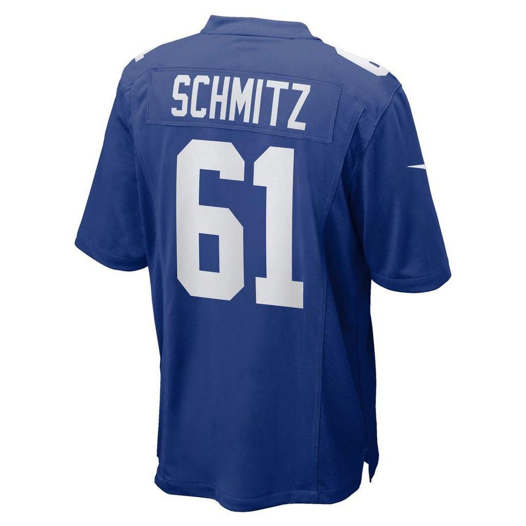 New York Giants John Michael Schmitz Nike Royal Team Game Jersey product image 3, provided for visual reference and product