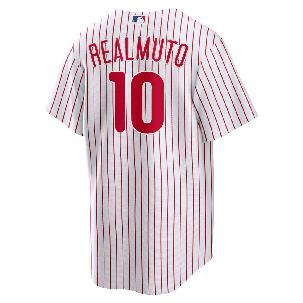 Philadelphia Phillies JT Realmuto Nike White Home Replica Player Name Jersey product image 3, provided for visual reference