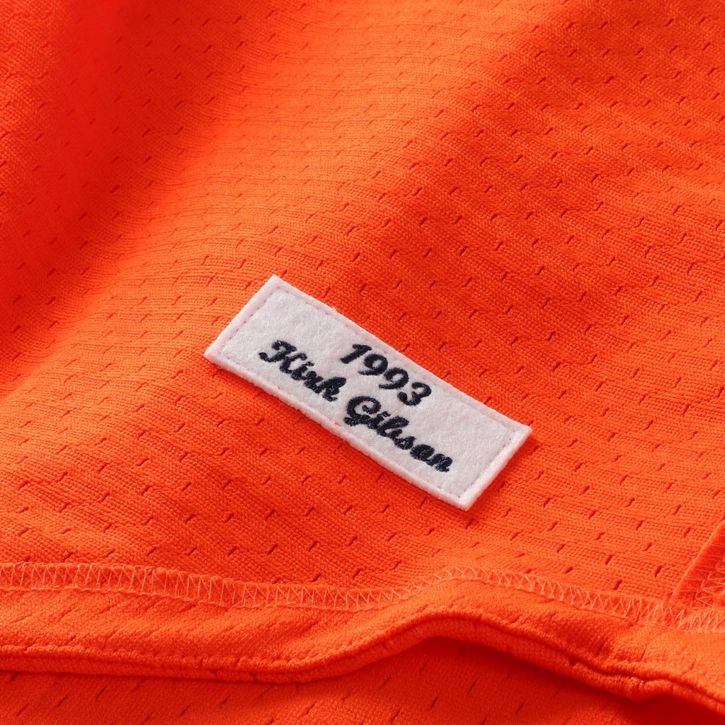 Detroit Tigers Kirk Gibson Mitchell & Ness Orange Cooperstown Collection Mesh Batting Practice Button-Up Jersey product
