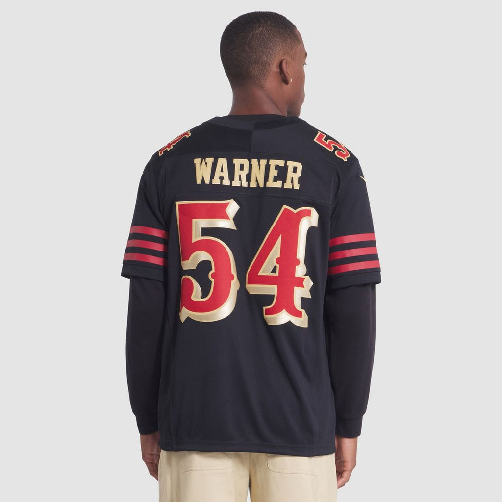 San Francisco 49ers Fred Warner Nike Black Rivalries Collection Stitched Limited Jersey product image 5, provided for visual
