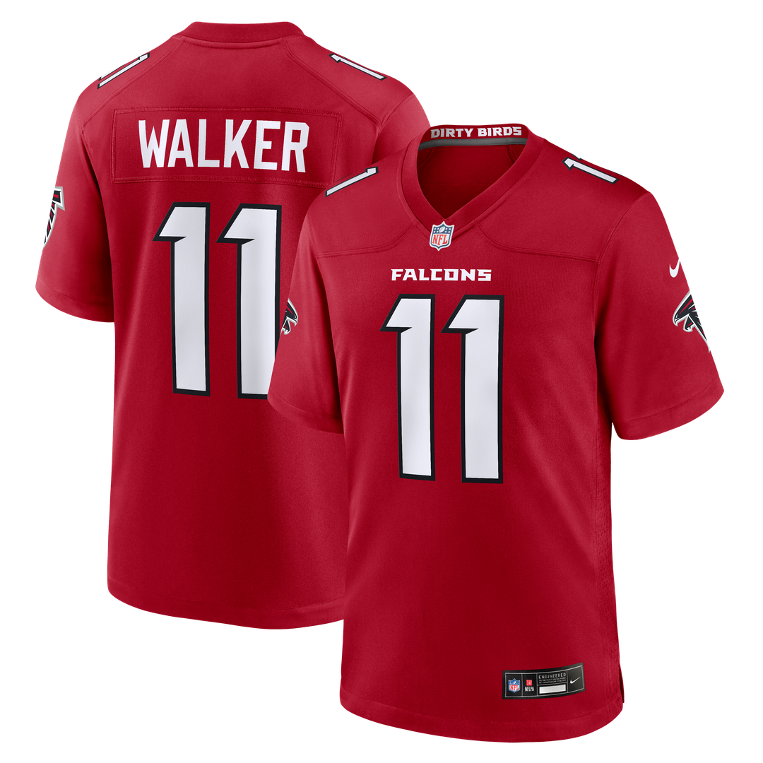 Atlanta Falcons Jalon Walker Nike Red Game Jersey product image 14, provided for visual reference and product detail review