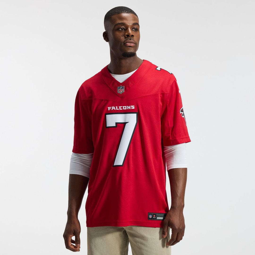 Atlanta Falcons Bijan Robinson Nike Black Alternate Throwback Vapor F.U.S.E. Stitched Limited Jersey product image 8,