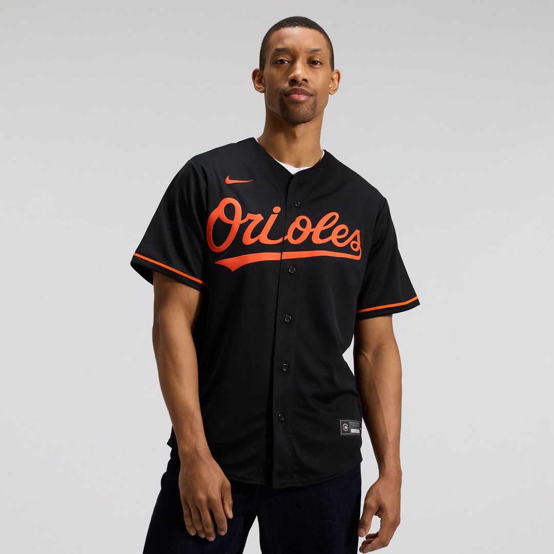 Baltimore Orioles Nike Black Alternate Replica Team Jersey product image 12, provided for visual reference and product