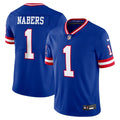 New York Giants Malik Nabers Nike Royal Alternate 2 Legacy Vapor Untouchable Limited Jersey product image 1, provided for