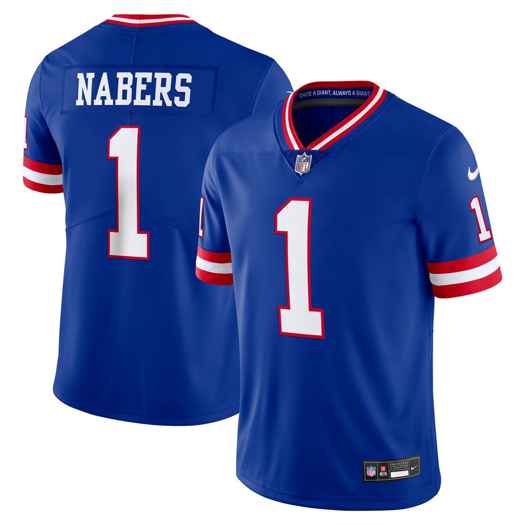 New York Giants Malik Nabers Nike Royal Alternate 2 Legacy Vapor Untouchable Limited Jersey product image 1, provided for