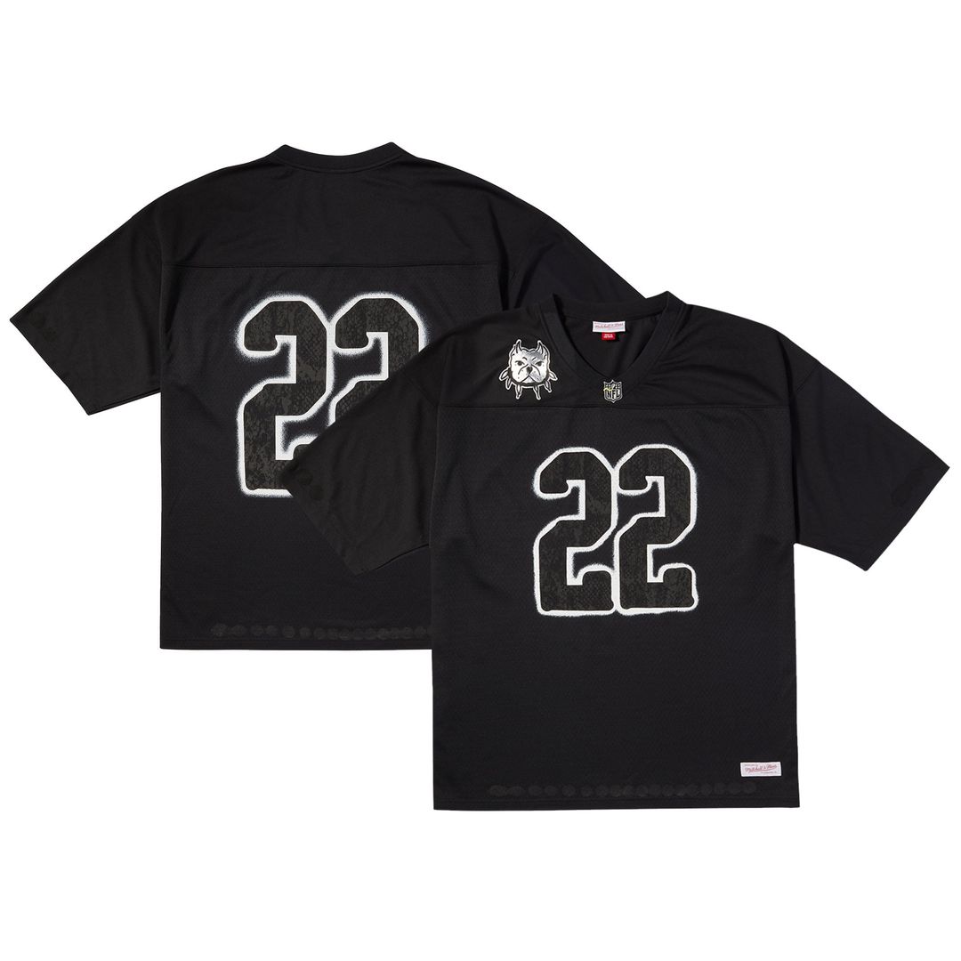 Mitchell & Ness Black ÑFL Por La Cultura x CHITO Limited Edition Jersey product image 1, provided for visual reference and